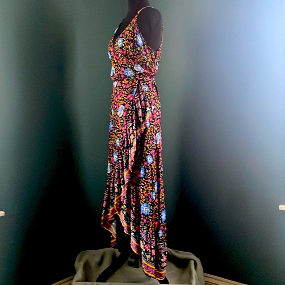 Floral Wrap Dress - navy blue Multicolor - Picture 3 of 4